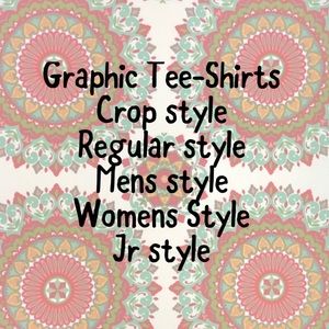 Assorted Graphic tee shirts